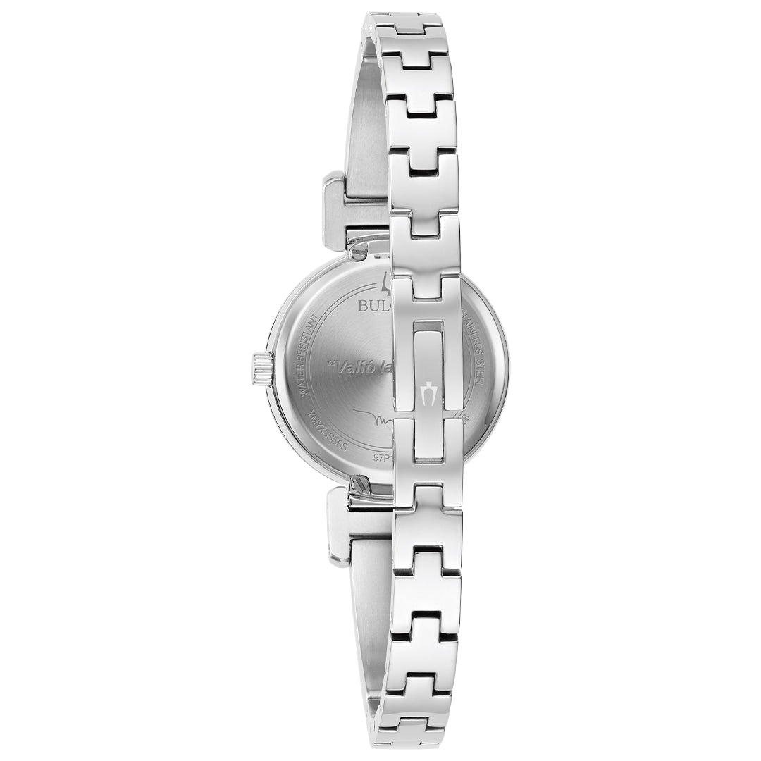 Reloj Bulova Marc Anthony de pulsera de acero inoxidable  para mujer 96P241
