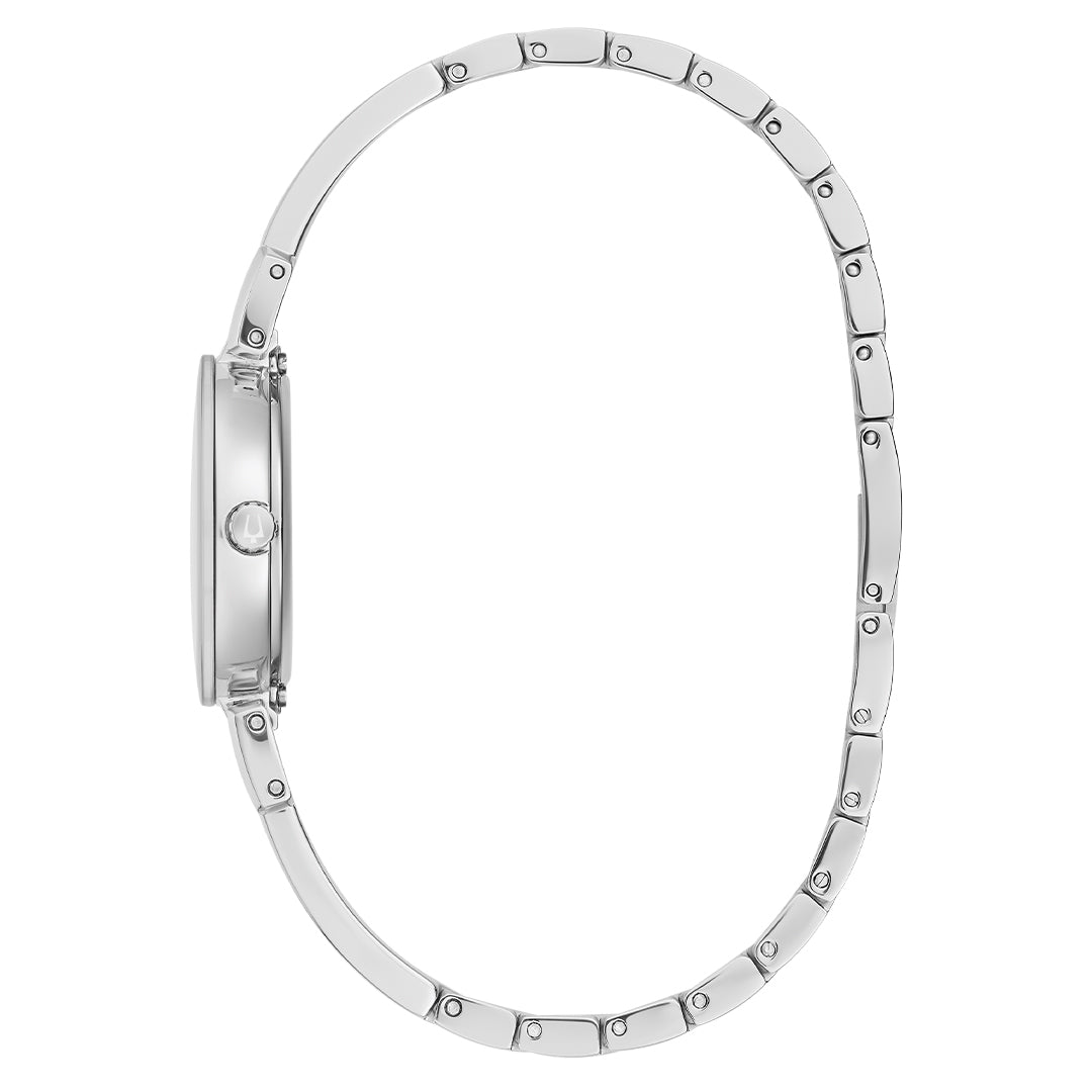 Reloj Bulova Marc Anthony de pulsera de acero inoxidable  para mujer 96P241