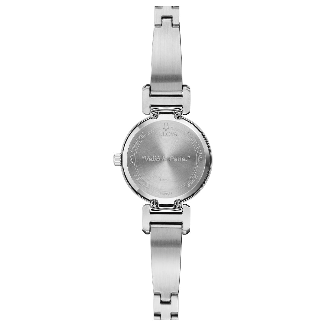 Reloj Bulova Marc Anthony de pulsera de acero inoxidable  para mujer 96P241