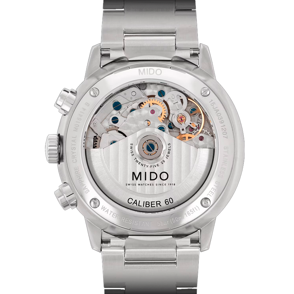 Reloj Mido Commander Cronógrafo de Acero M0164141106100