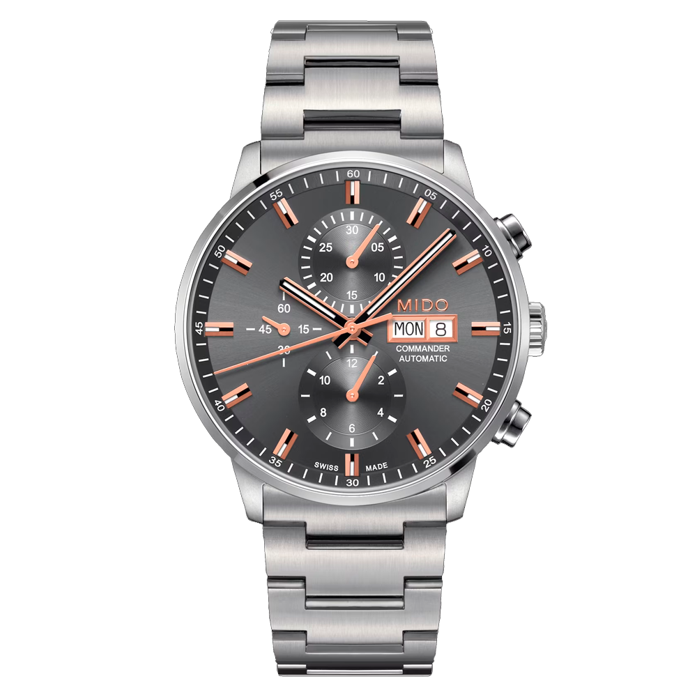 Reloj Mido Commander Cronógrafo de Acero M0164141106100