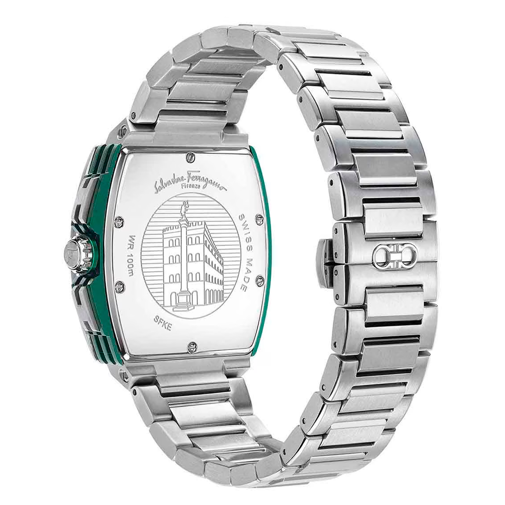 Reloj Ferragamo Tonneau Masculino SFKE00523