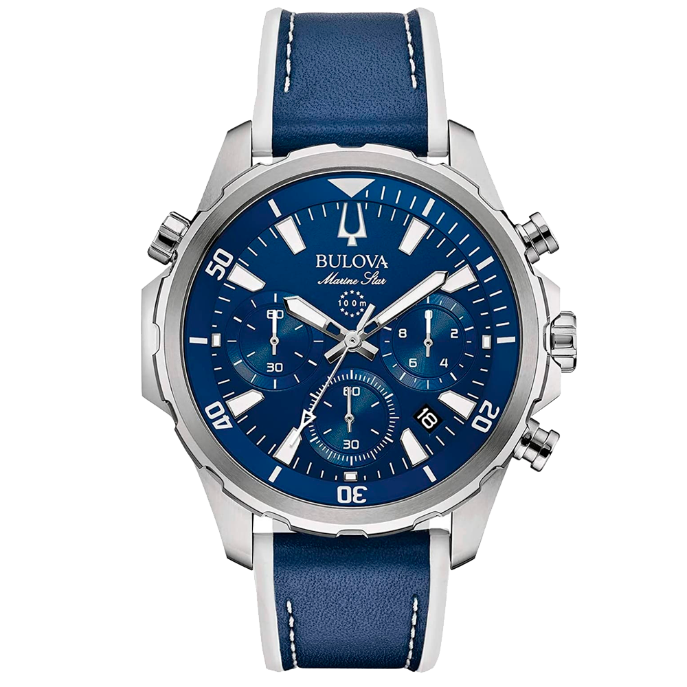 Reloj Bulova Marine Stal de Acero Azul