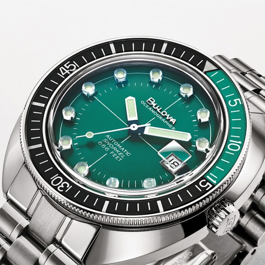 Reloj Bulova Cronografo Oceanographer Esfera Verde