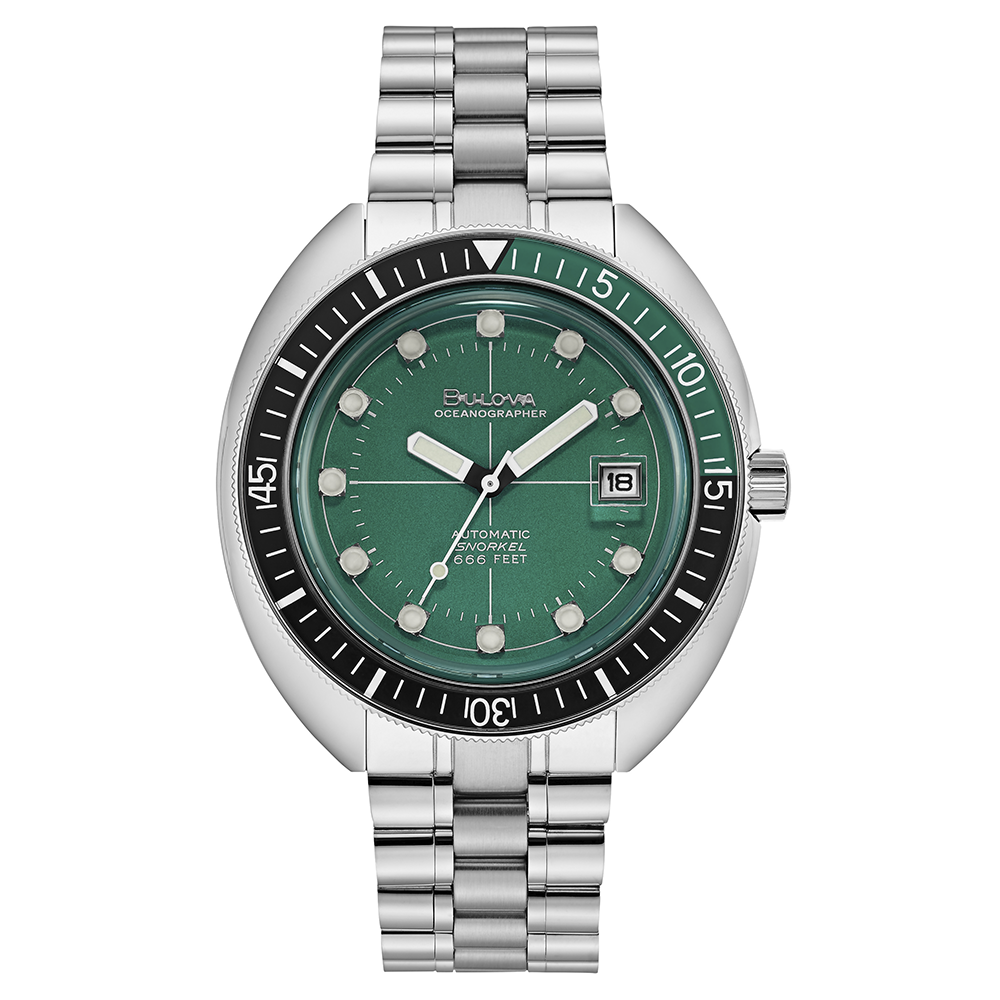 Reloj Bulova Cronografo Oceanographer Esfera Verde