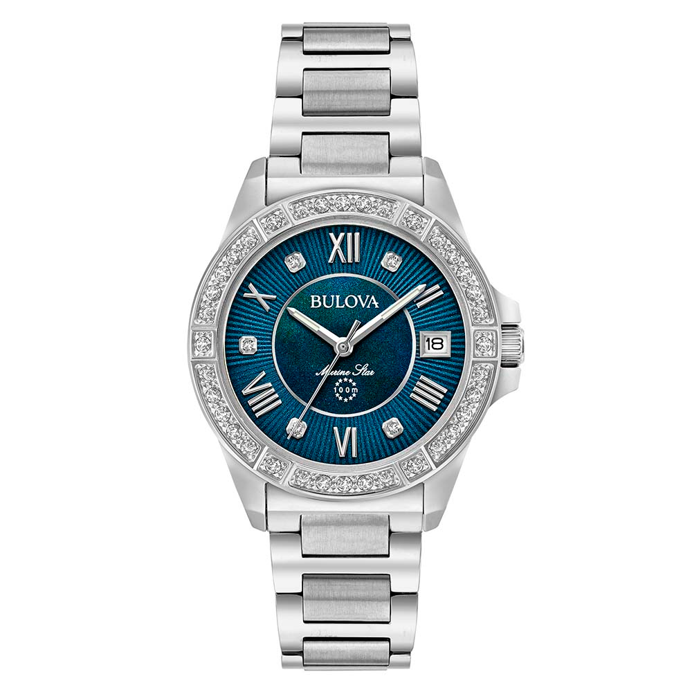 Reloj Bulova Marine Star Acero Inoxidable con Diamante