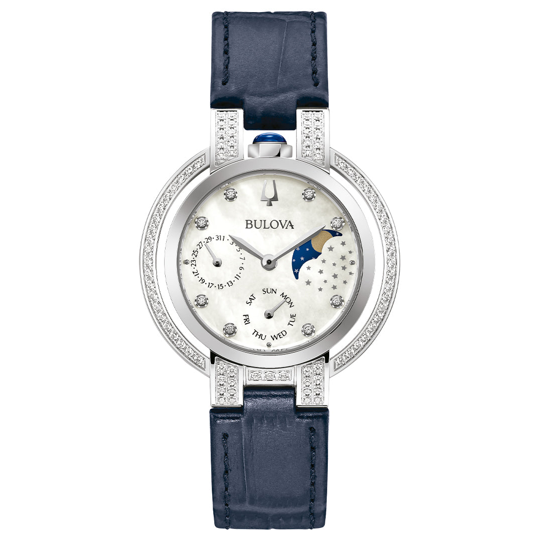 Reloj Bulova Rubaiyat Moon Dial para mujer 96R237