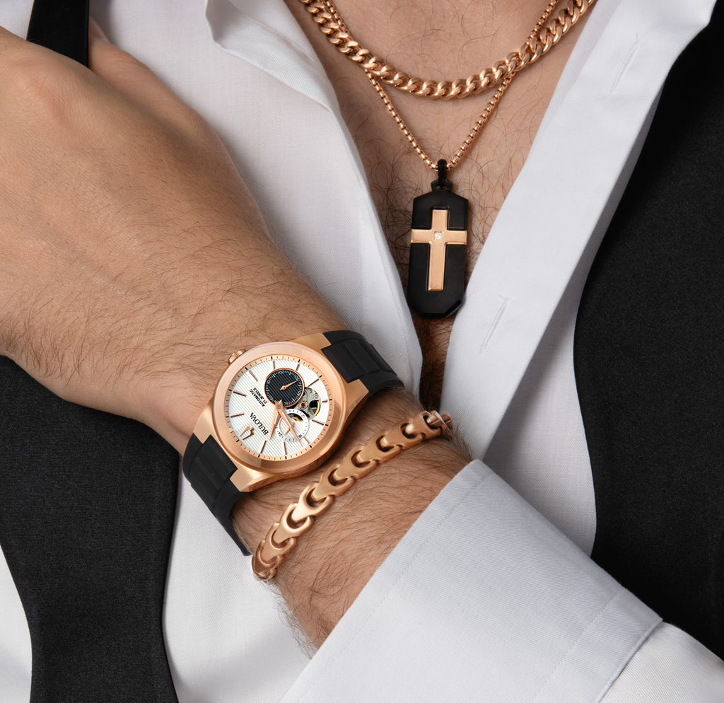 Relógio automático Bulova Latin Grammy 97A186