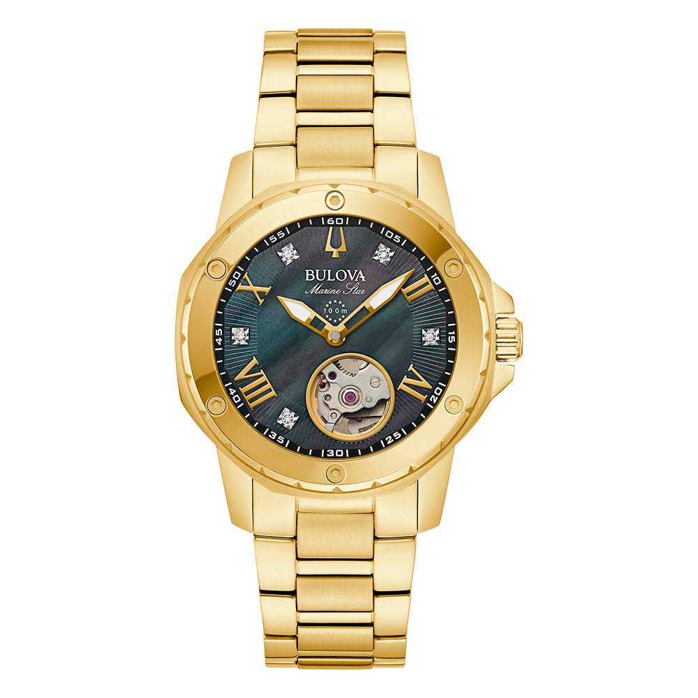 Reloj Bulova Marine Star Mujer Dorado