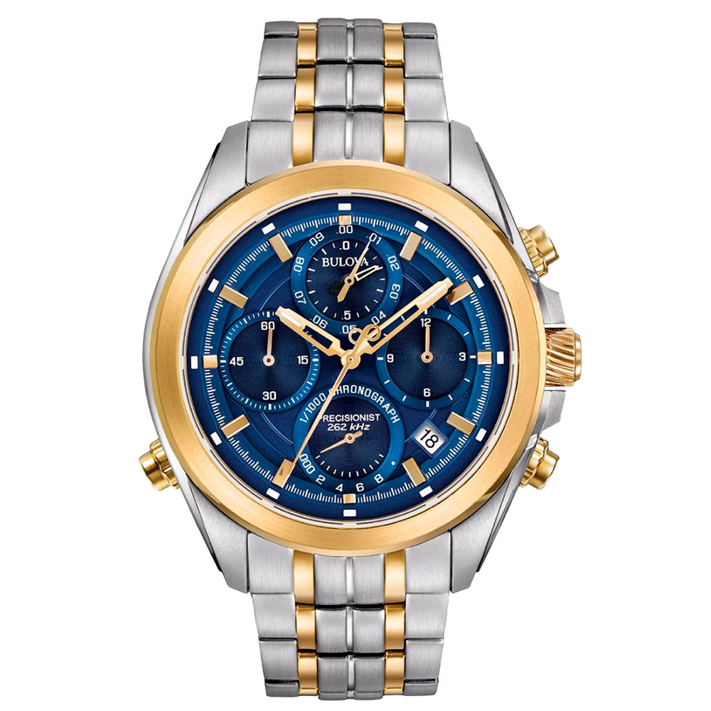 Reloj Bulova Precionist de Acero con Dorado