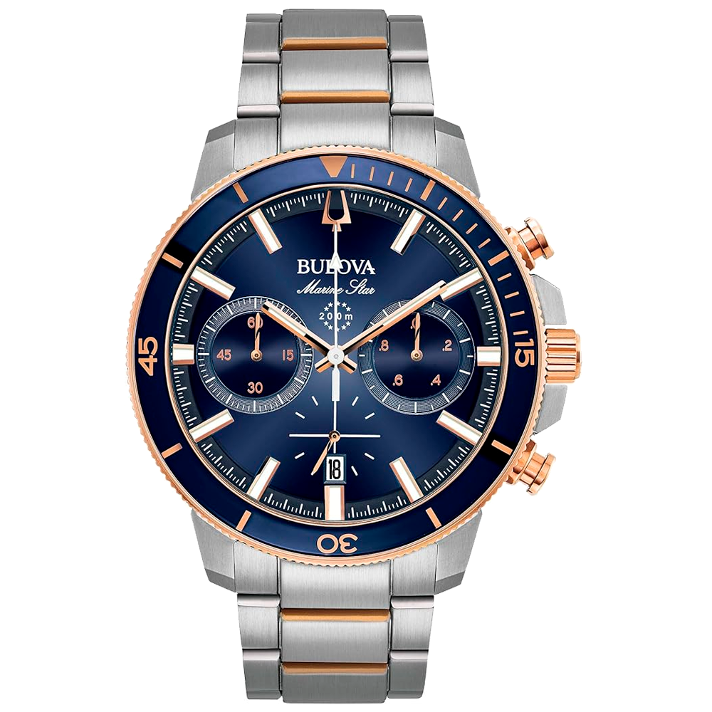 Reloj Bulova Marine Star de Acero Rosado