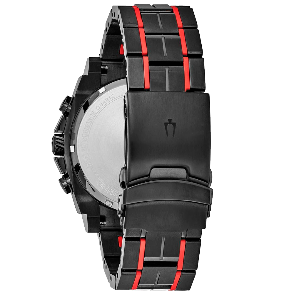 Reloj Bulova Precisionis Acero con Resina Roja