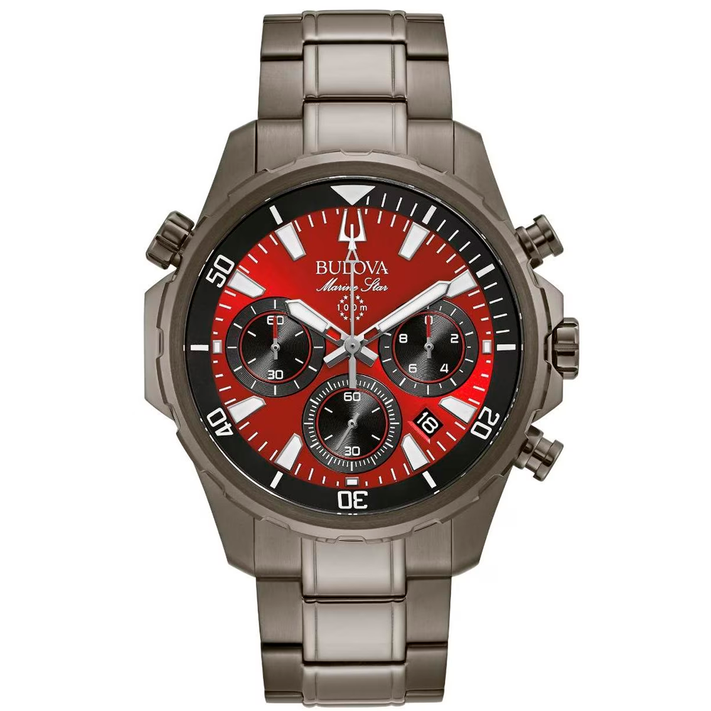 Reloj Marine Star Negro con Rojo