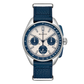 Reloj Bulova Lunar Pilot Chronografo Blanco - Azul