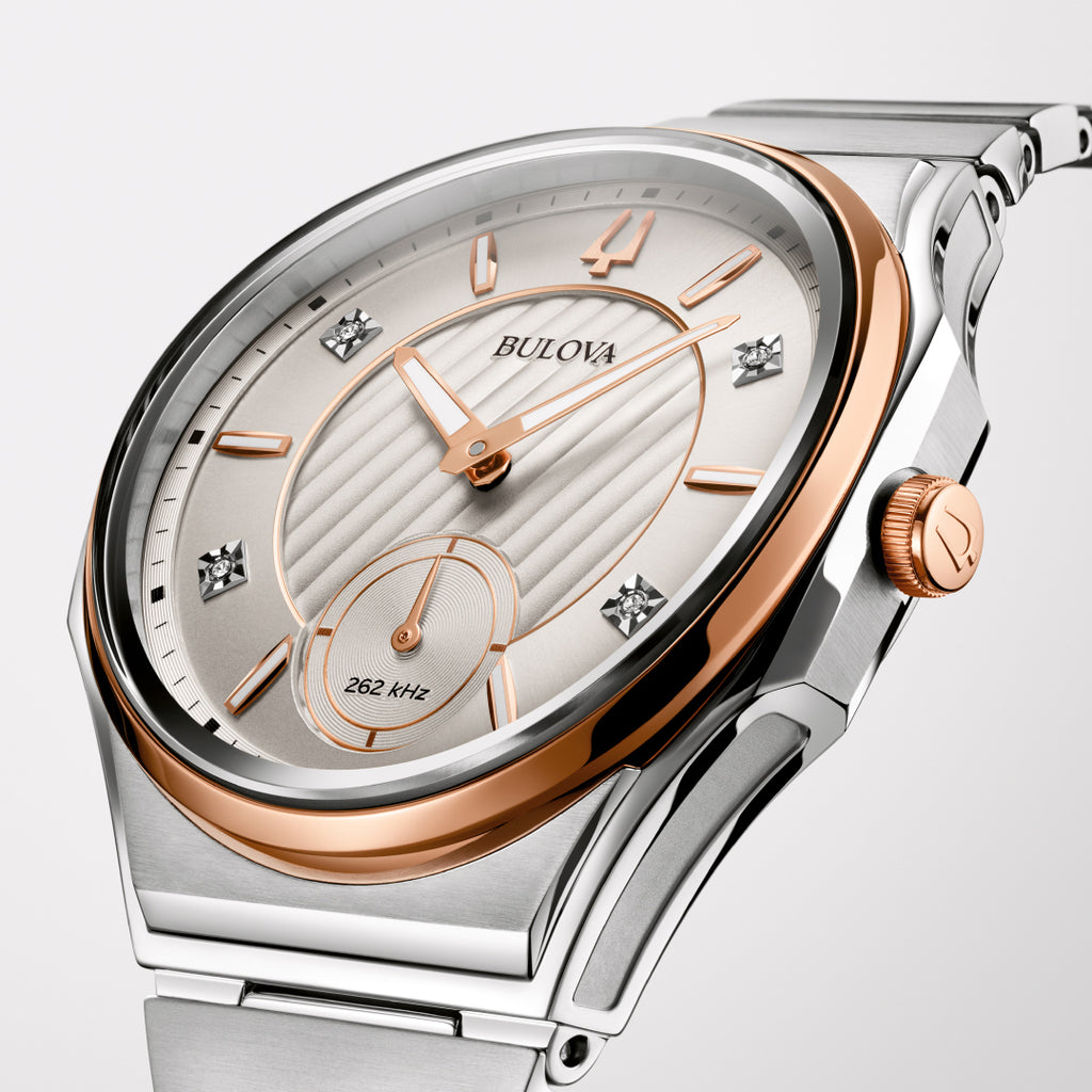 Relógio feminino Bulova Curv 98P182