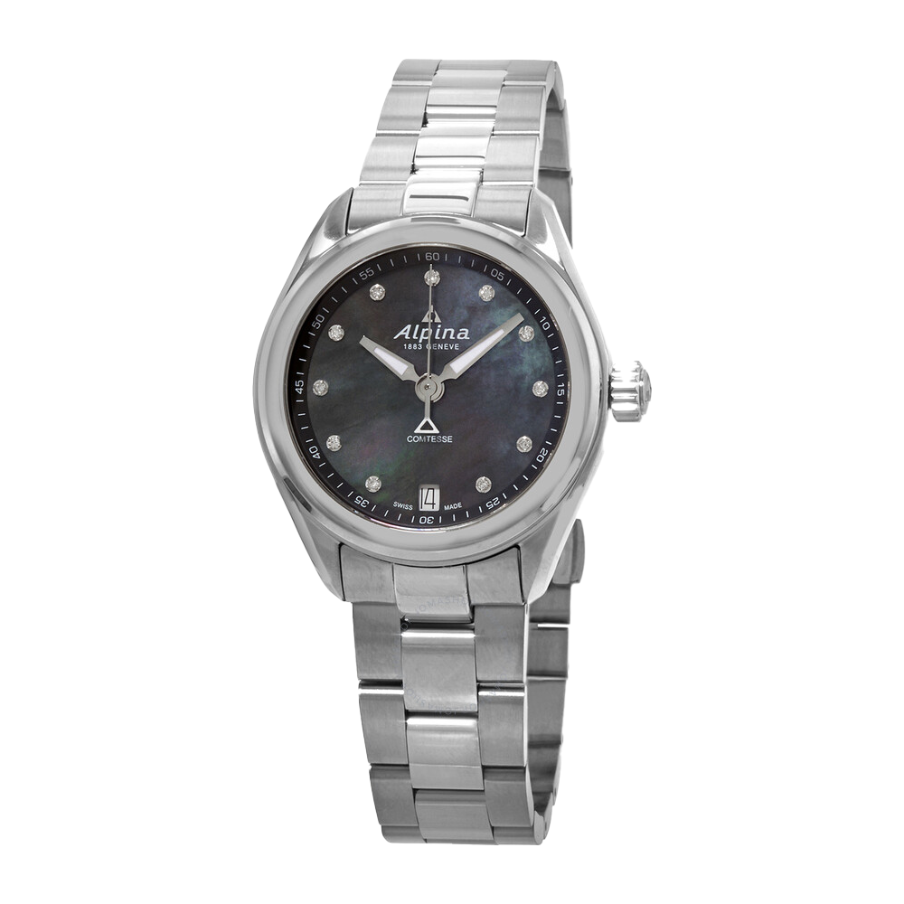 Relógio feminino Alpina AL-240MPBD2C6B