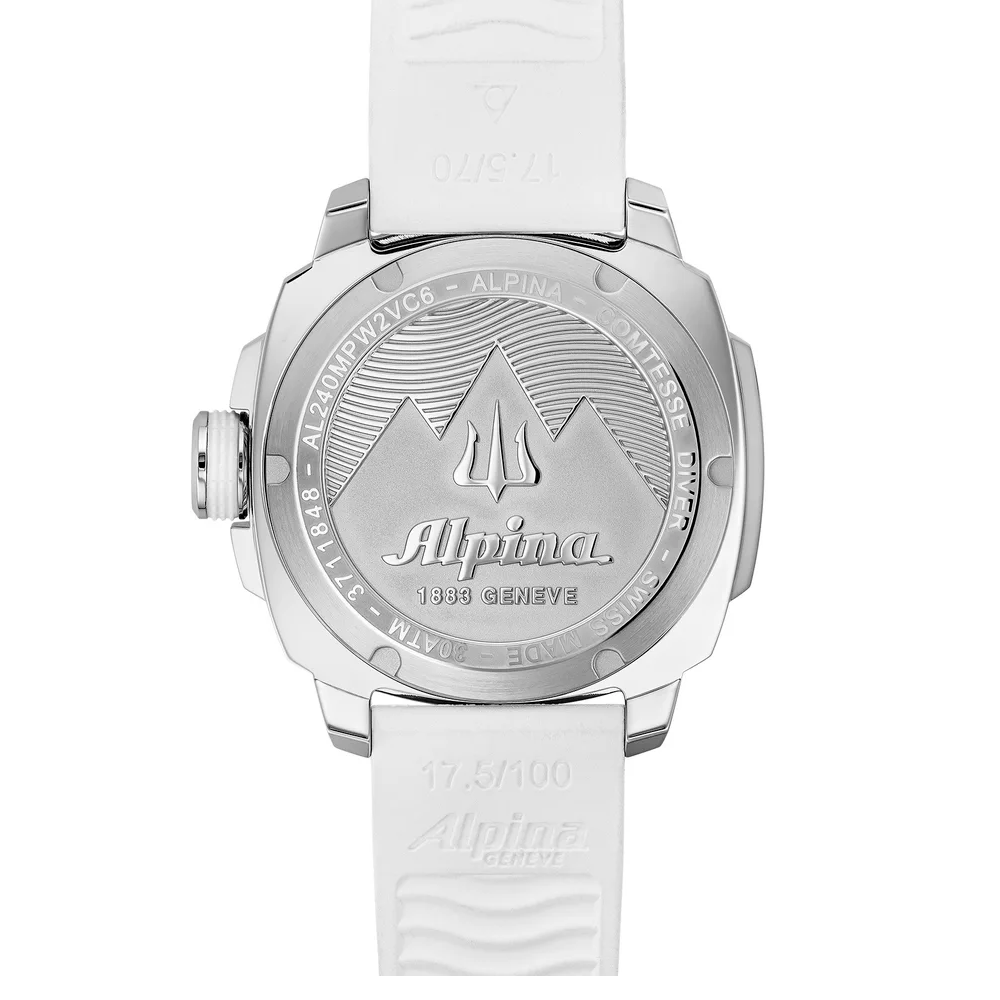 Reloj Alpina Diver Comtesse Cuarzo Blanco