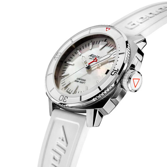 Reloj Alpina Diver Comtesse Cuarzo Blanco