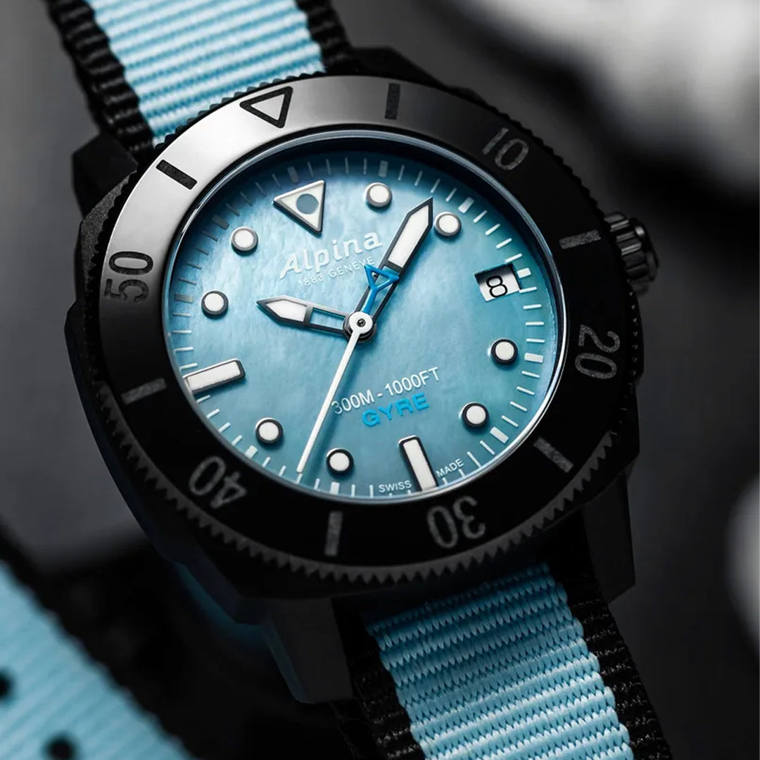 Reloj Alpina Seastrong Diver AL-525LMPLNB3VG rPET