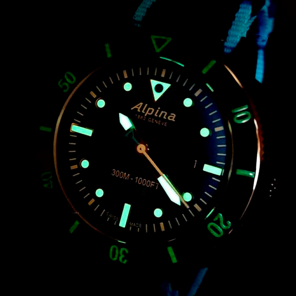 Alpina Seastrong Diver Gyre Automatic Watch AL-525LNB4VG6