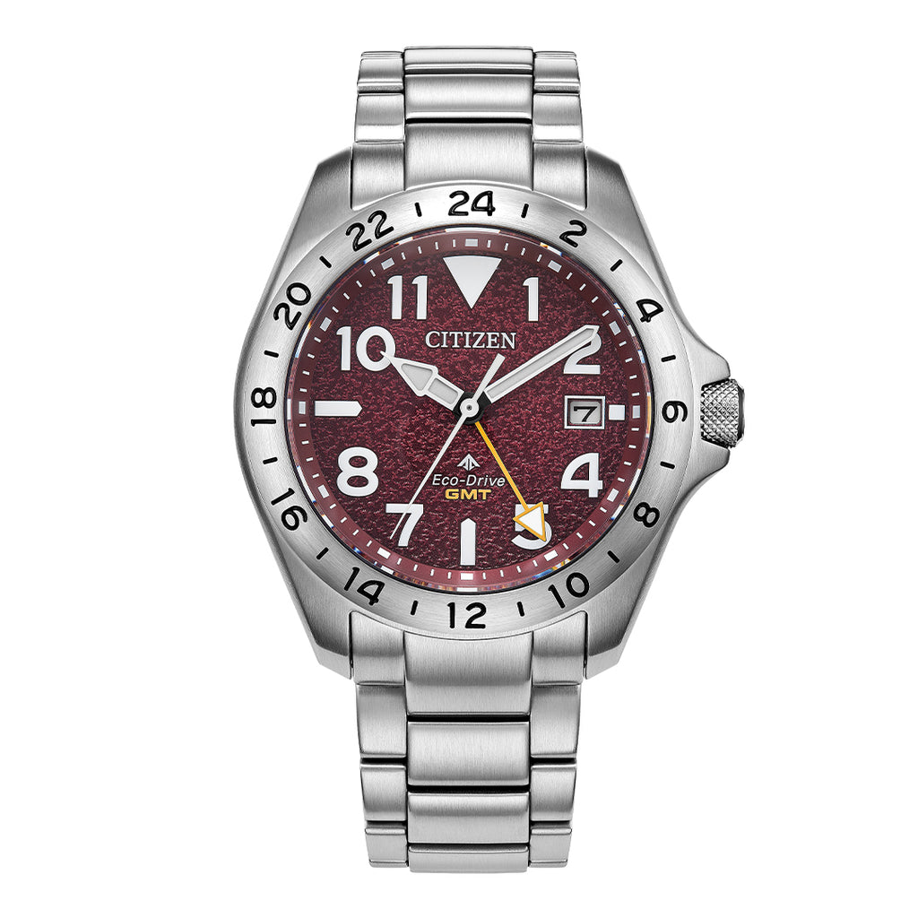 Reloj Citizen Eco-Drive  Promaster Land GMT BJ7150-50W.