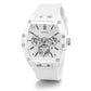 Reloj Guess Phoenix Policarbonato con Correa Blanca