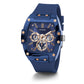 Reloj Guess Phoenix Azul Correa De Silicona