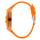 Reloj Guess Phoenix Policarbonato Transparente Con Correa Naranja