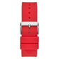 Reloj Guess Phoenix Caja de Policarbonato Con Correa Roja