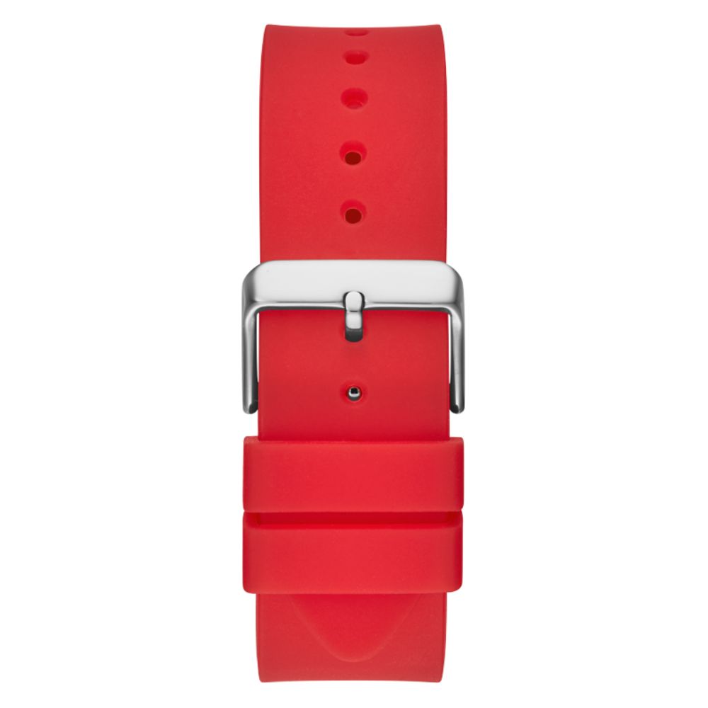 Reloj Guess Phoenix Caja de Policarbonato Con Correa Roja