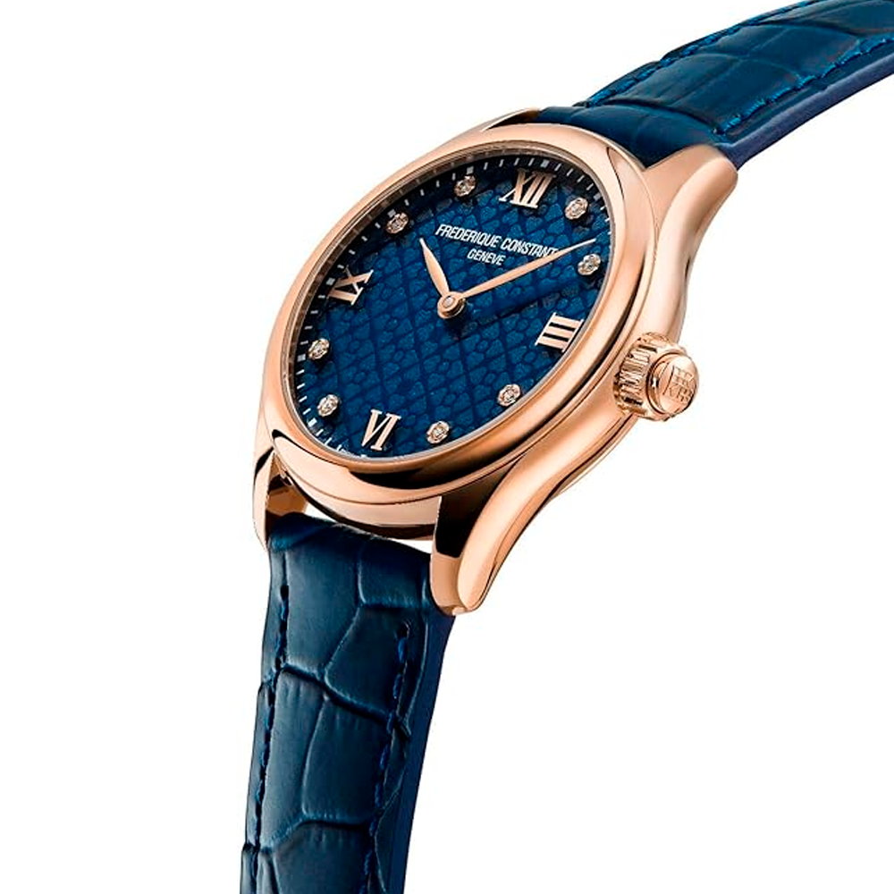 Reloj  Frederique Constant Vitality Quartz  Azul