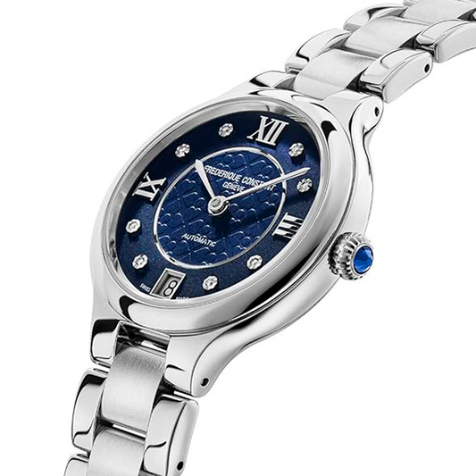 Reloj Frederique Constant Deligth Acero Fondo Azul