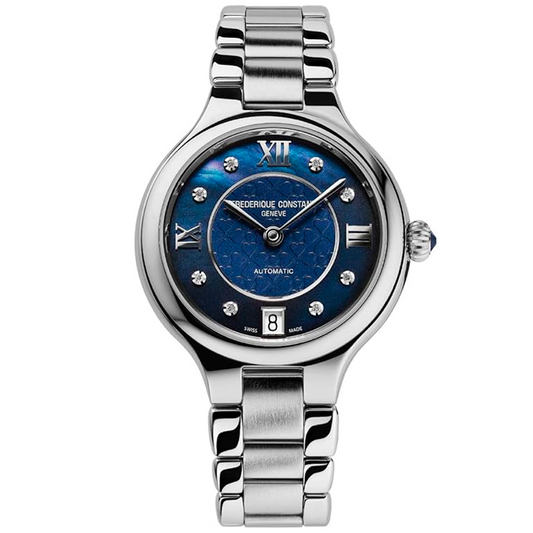 Reloj Frederique Constant Deligth Acero Fondo Azul