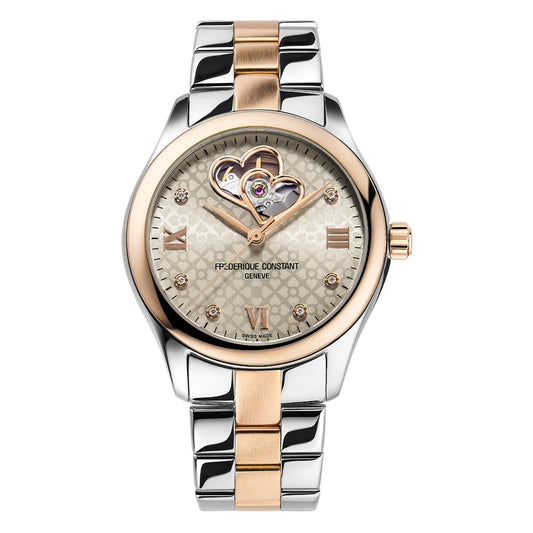 Reloj Frederique Heart Beat FC-310LGDHB3B2B