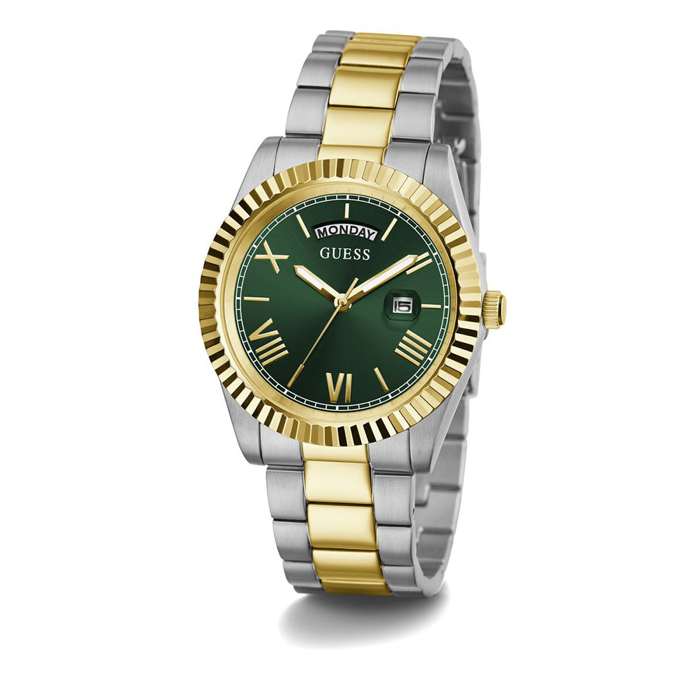 Reloj Guess Connoisseur Men's Bicolor Esfera Verde