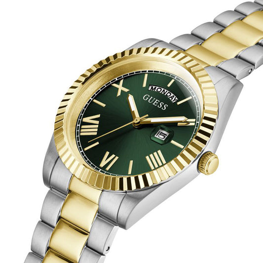 Reloj Guess Connoisseur Men's Bicolor Esfera Verde