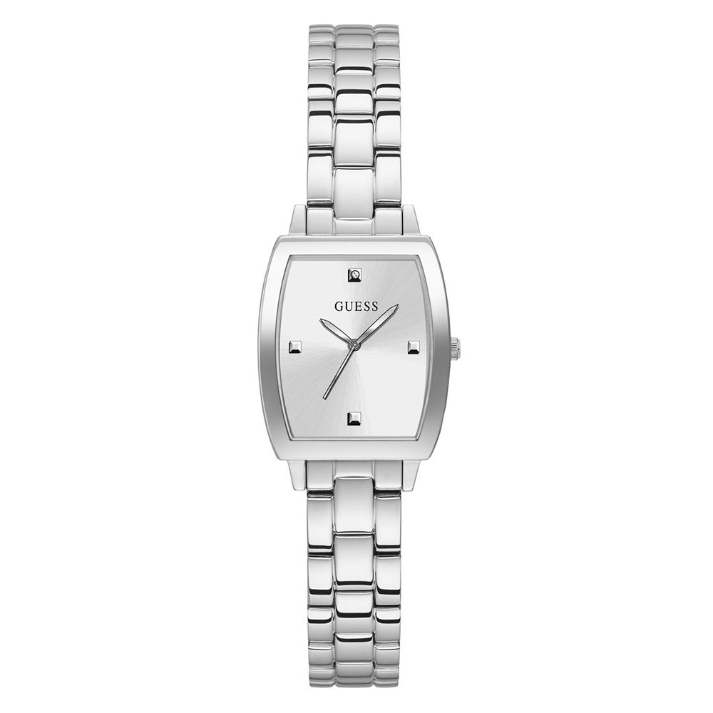 Reloj Guess Analogico Brillante para Mujer Plateado