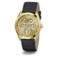 Reloj Guess Tailor Multifunción Dorado/Negro