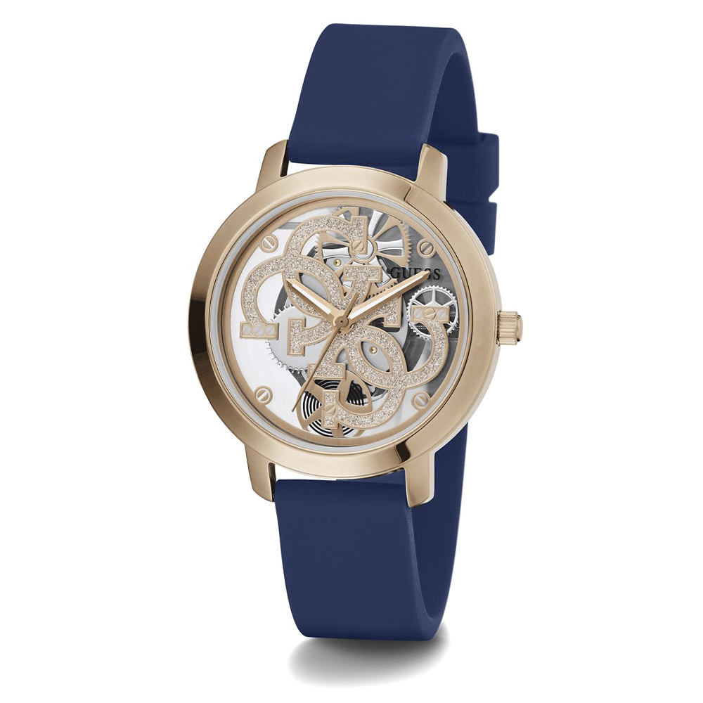 Reloj Guess Quattro Transparente para Dama