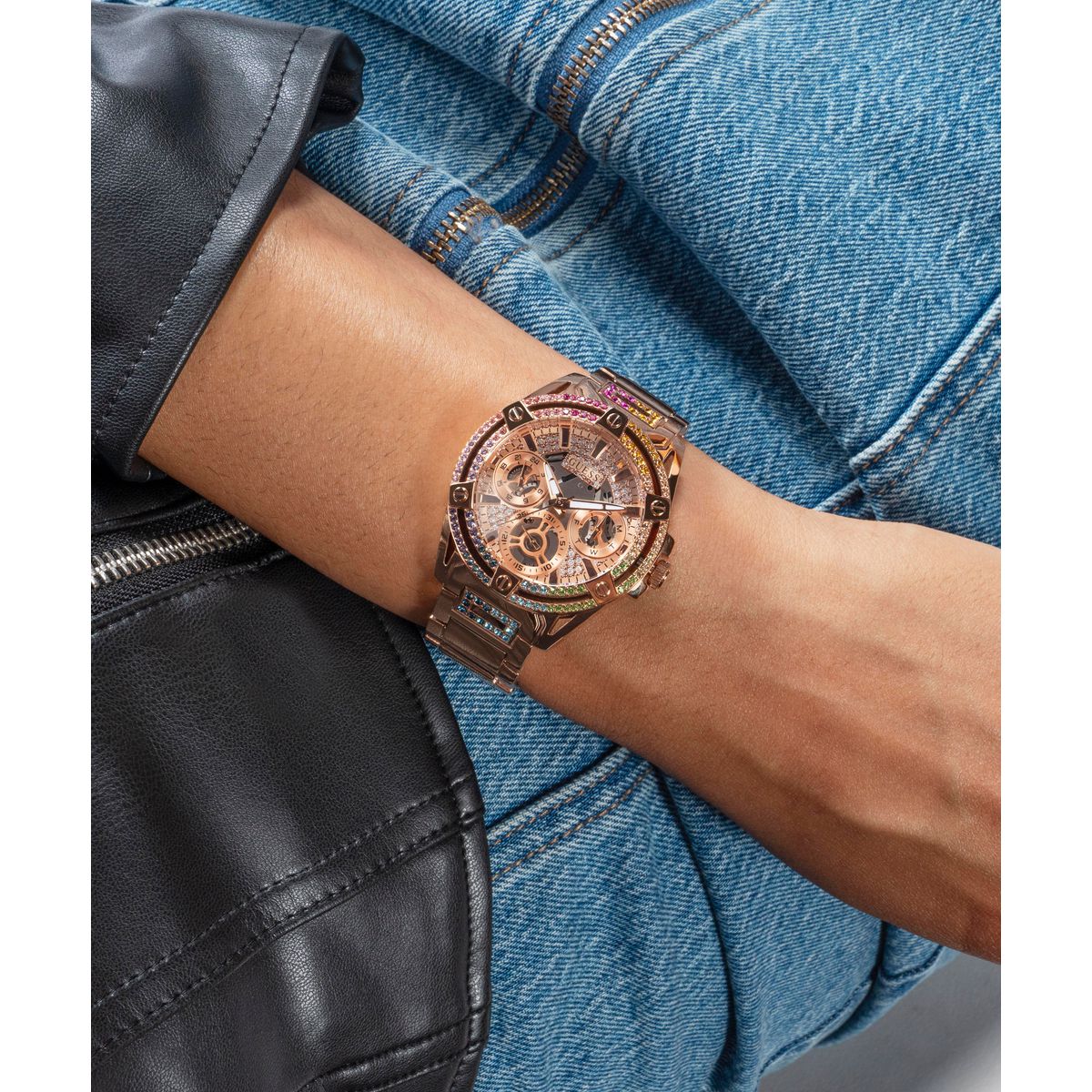 Reloj Guess Reina Oro  Rosa GW0464L5