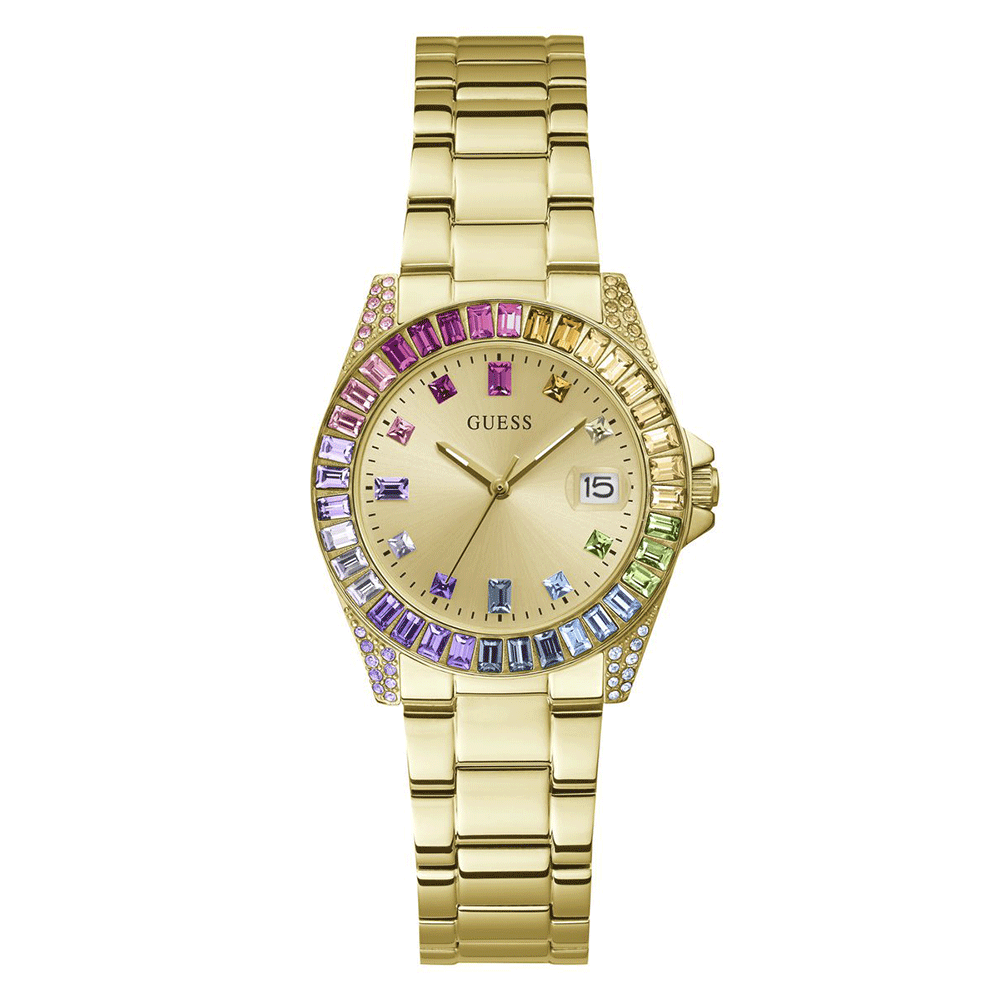 Reloj Guess Opaline Dorado Multicolor