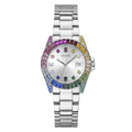 Relógio Guess Opalino Prateado GW0475L4