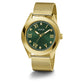 Reloj Guess Noble Dorado con Verde