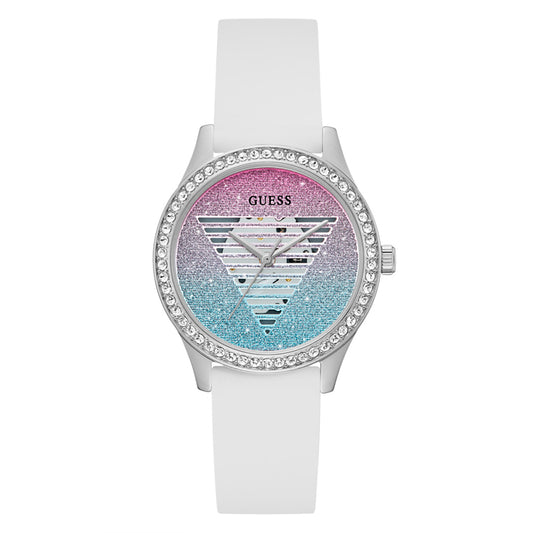 Reloj Guess Lady Idol Plateado/Blanco