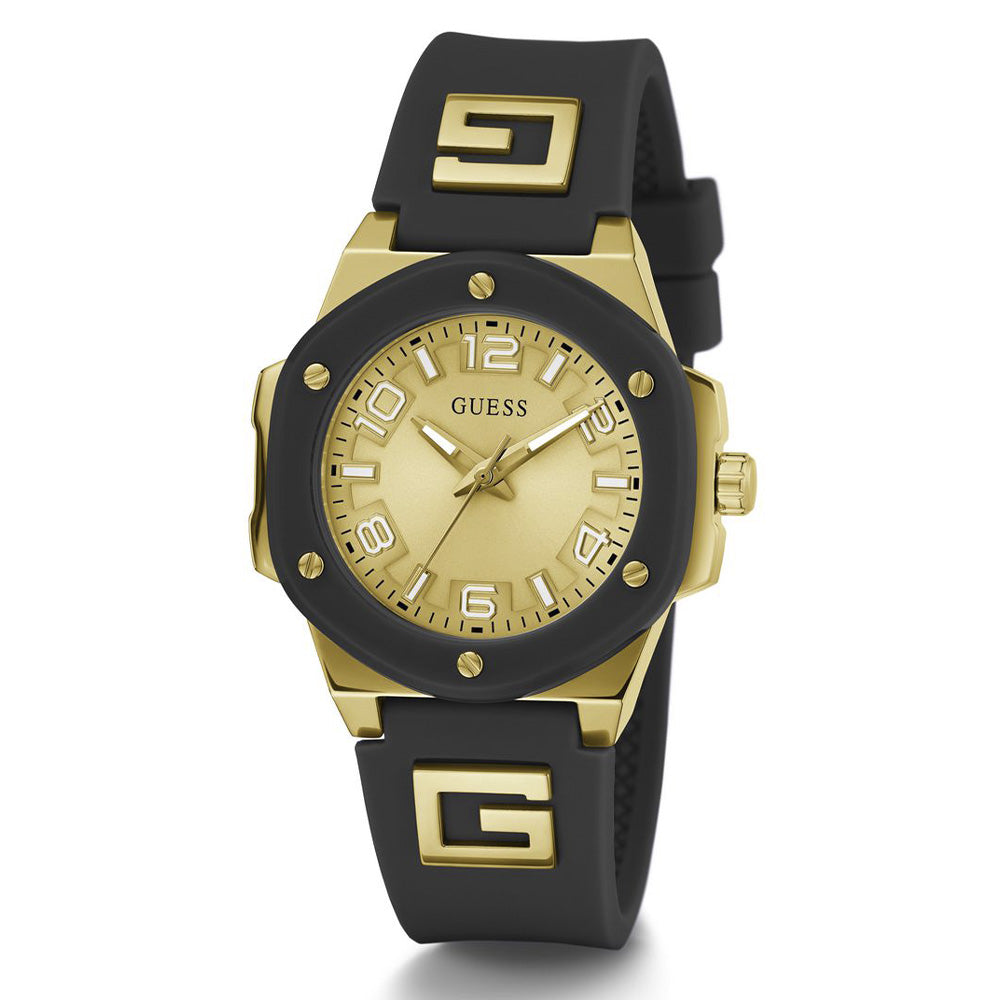 Reloj Guess G Hype para Dama Negro/Dorado