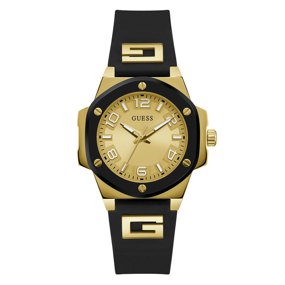 Reloj Guess G Hype para Dama Negro/Dorado