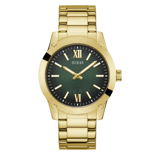 Reloj Guess Crescent Dorado/ Verde