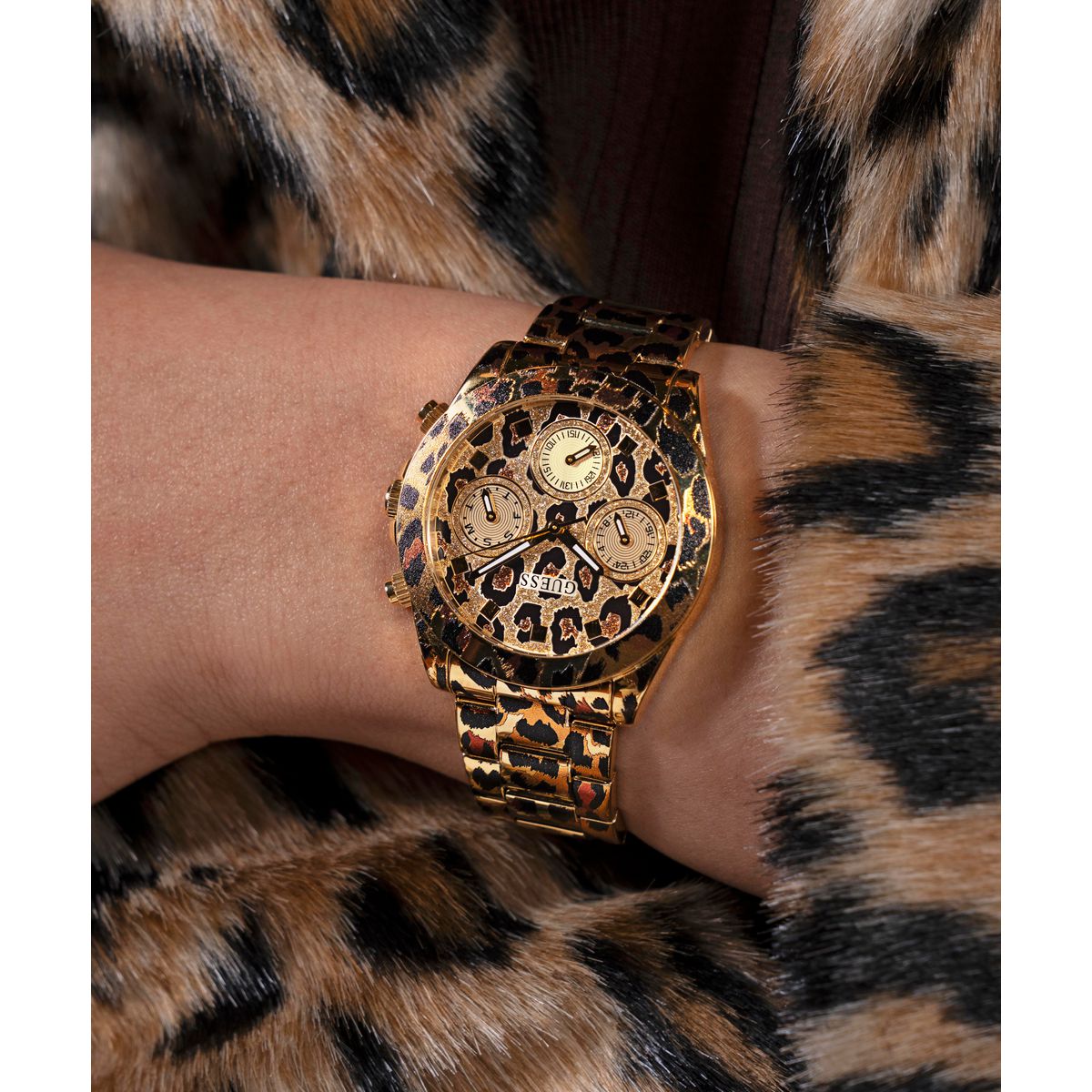 Reloj Guess Leopardo Femenino GW0751L1