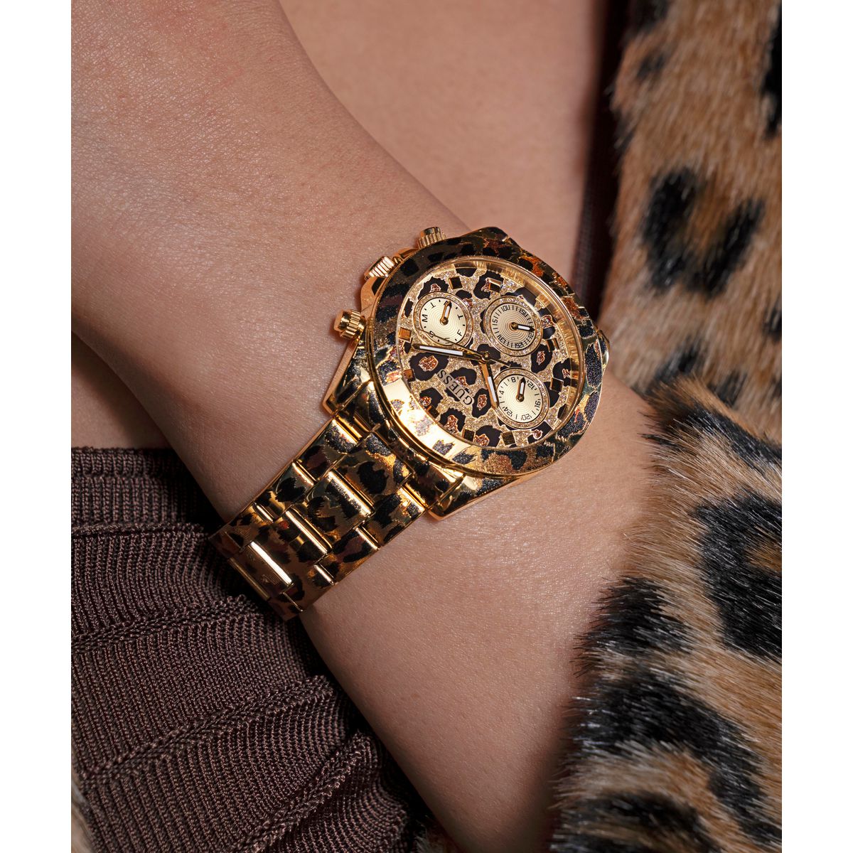 Reloj Guess Leopardo Femenino GW0751L1