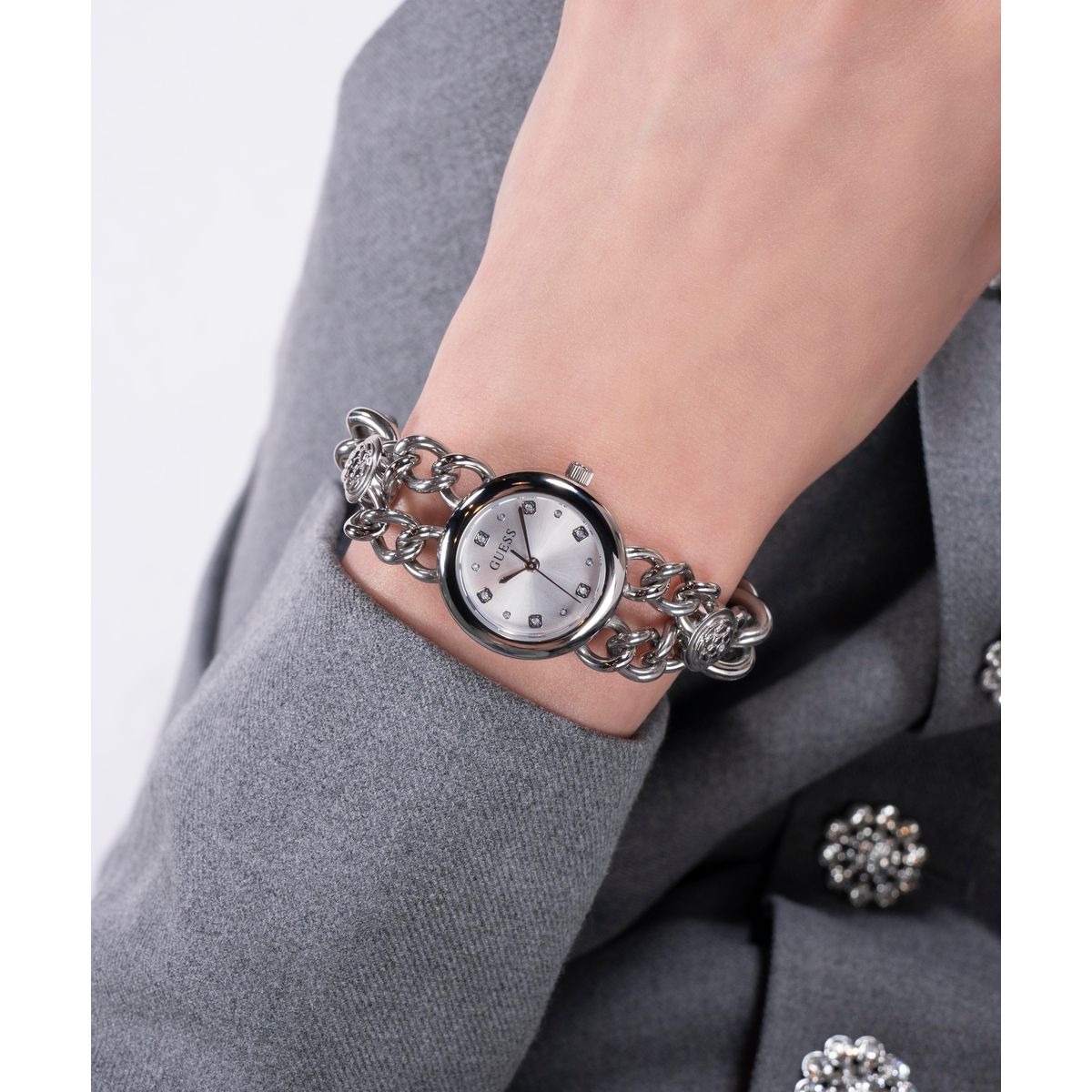 Reloj Guess Bejeweled Femenino GW0758L1